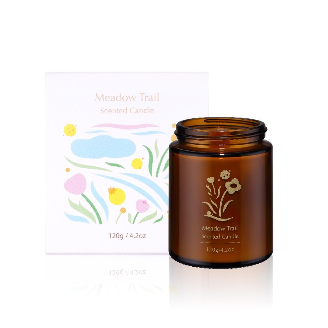 清恬小径精油蜡烛120g－恬静 温柔 安抚焦虑  木质奶香 蕉甜花香 - 蜡烛/烛台 - 精油 