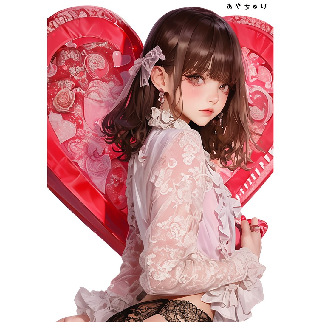【12月新品6】07-111-0205 人物贴纸 性感情人节女孩 - 贴纸 - 纸 