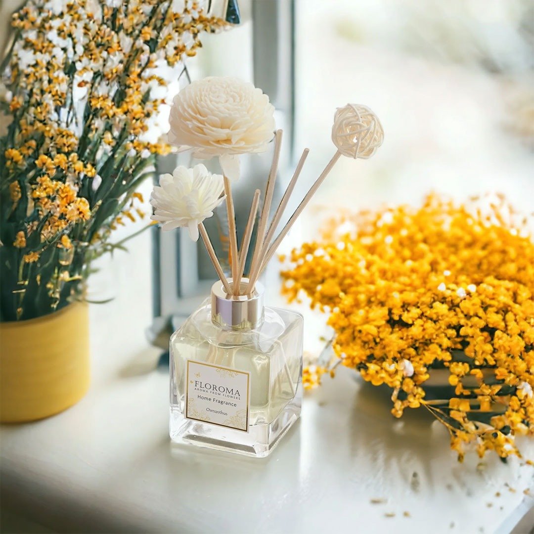 桂花 Osmanthus 室内扩香瓶 Home Diffuser - 香薰/精油/线香 - 其他材质 白色