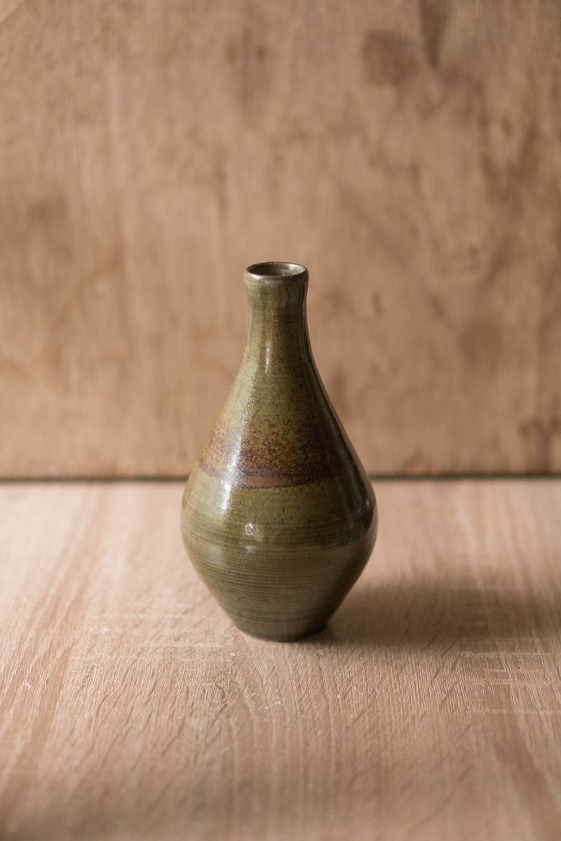 墨绿陶瓶 | 花器 - 花瓶/陶器 - 陶 绿色