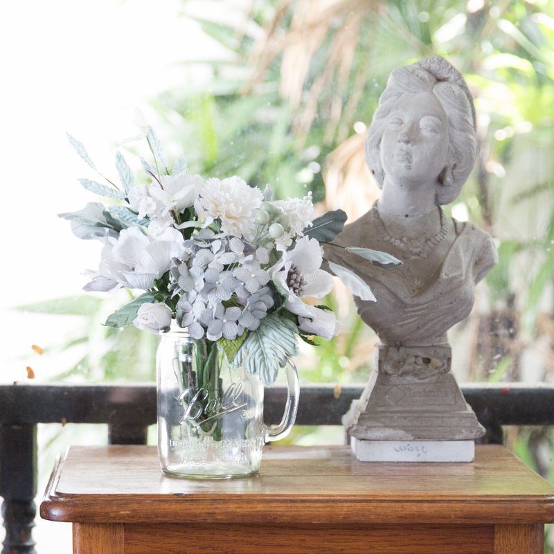 WHITE WINTER SET - Small Posie Rooms for Home Decoration - 香薰/精油/线香 - 纸 灰色
