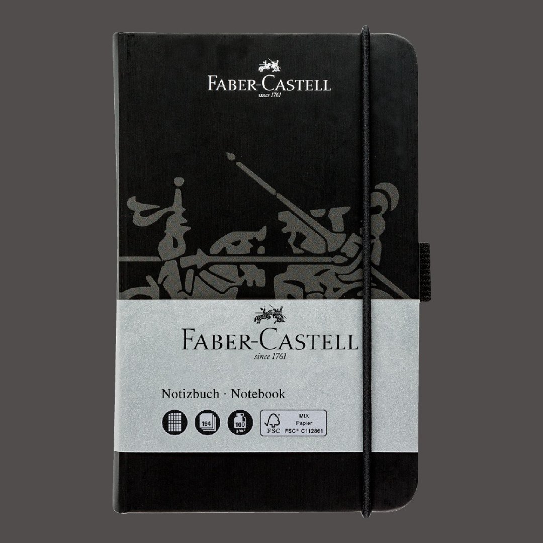 Faber Castell A6笔记本-黑色 - 笔记本/手帐 - 纸 黑色