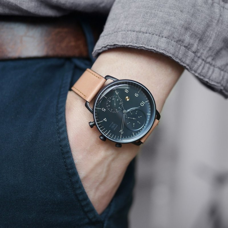 ORBIT 7162 轨迹多功能腕表-蓝 - 男表/中性表 - 不锈钢 蓝色