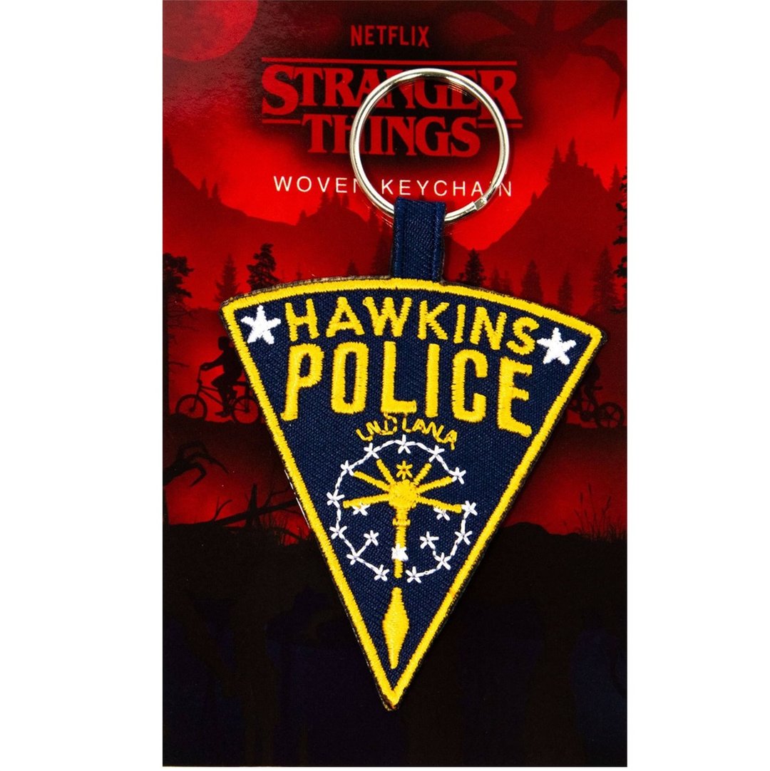 【怪奇物语】Stranger Things 霍金斯警局警徽 编织钥匙圈 - 钥匙链/钥匙包 - 其他材质 多色