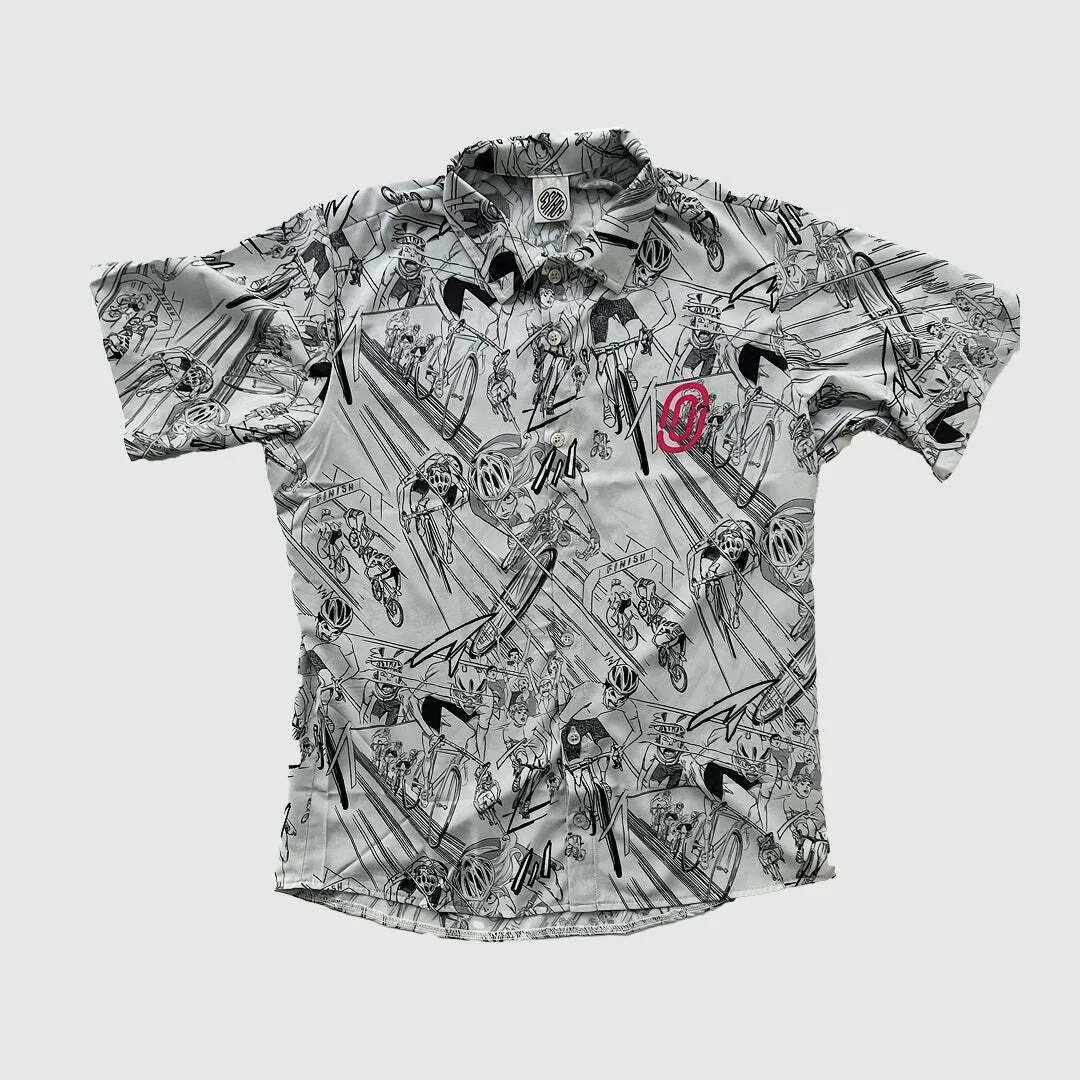 【Ostroy】MANGA RESORT SHIRT_休闲衬衫 - 自行车/周边 - 聚酯纤维 多色