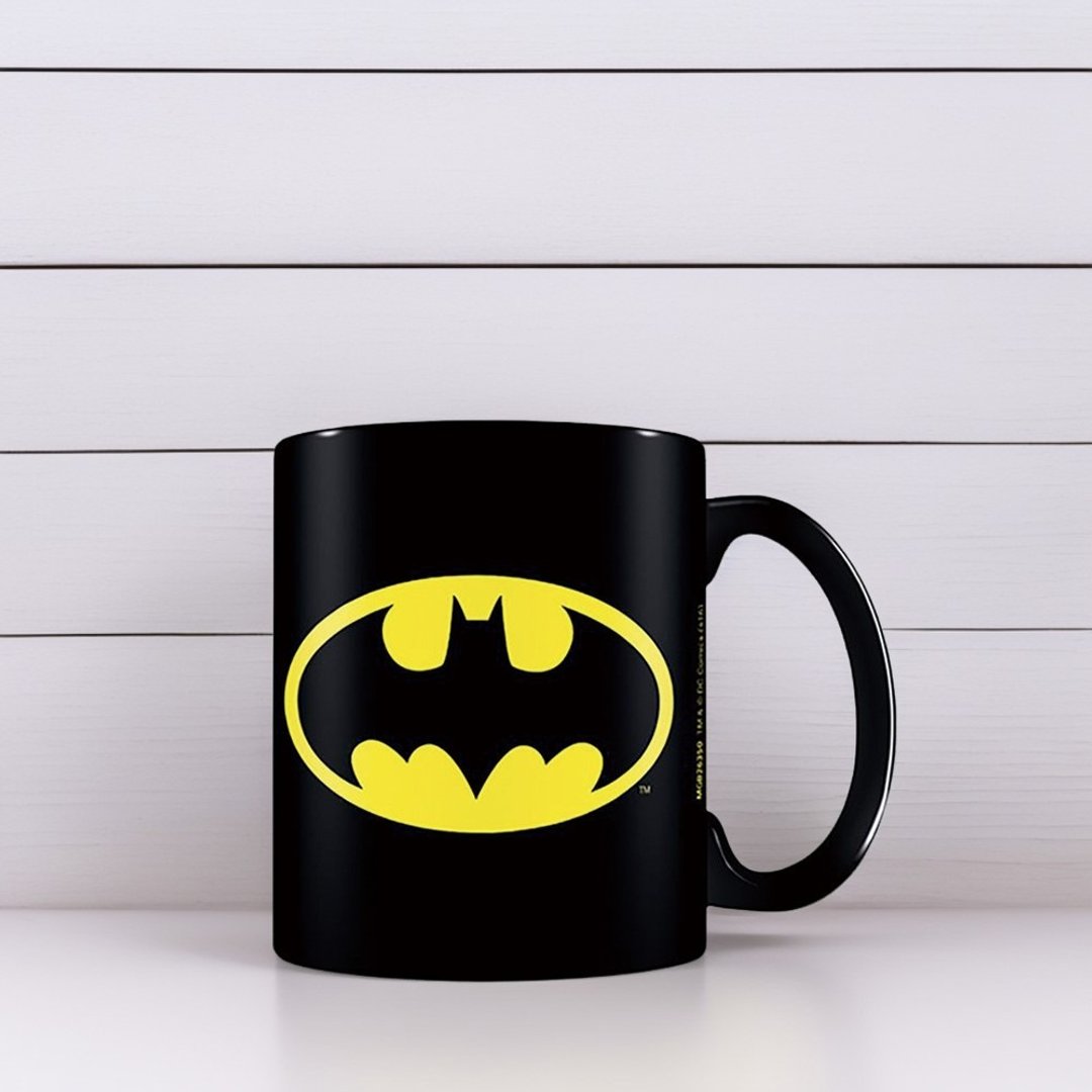 【DC蝙蝠侠】蝙蝠侠 Batman LOGO 经典陶瓷马克杯 - 315ml - 水瓶/水壶 - 其他材质 