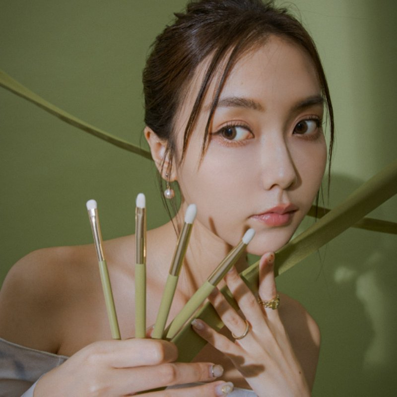 Fresho2 无畏惧眼影刷具 打底刷 细节刷 共四款 放大双眼 - 彩妆刷具/镜子/梳子 - 木头 绿色