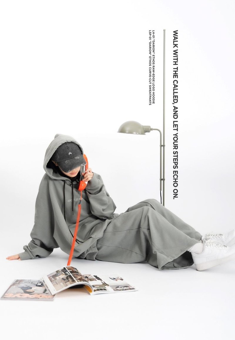 25AW LSP-01 DARION Ethos Curve-Cut Sweatpants - 中性裤装 - 棉．麻 