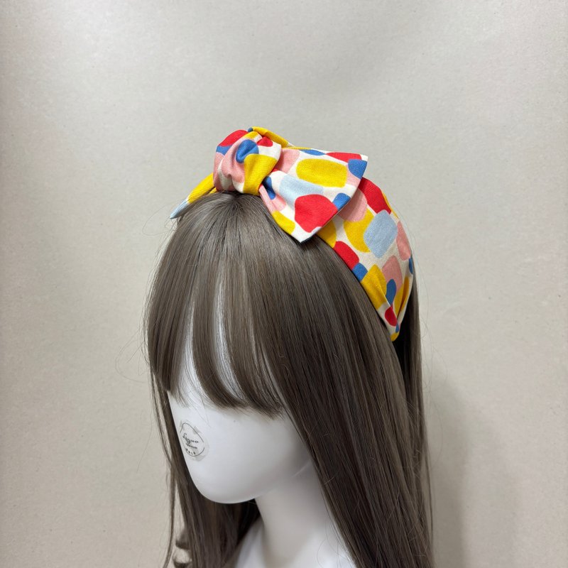 小缤纷 | 蝴蝶结发箍 - 发饰 - 棉．麻 多色