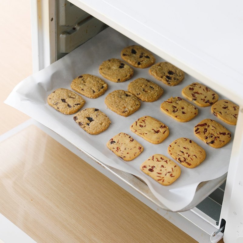 日本霜山 多用途气炸锅耐高温双面防油防黏烘焙纸(8M)-3入组 - 其他 - 纸 白色