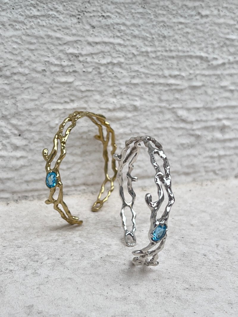 粼光 • 赛莲的喃 手环 The Glimmer - 手链/手环 - 纯银 银色