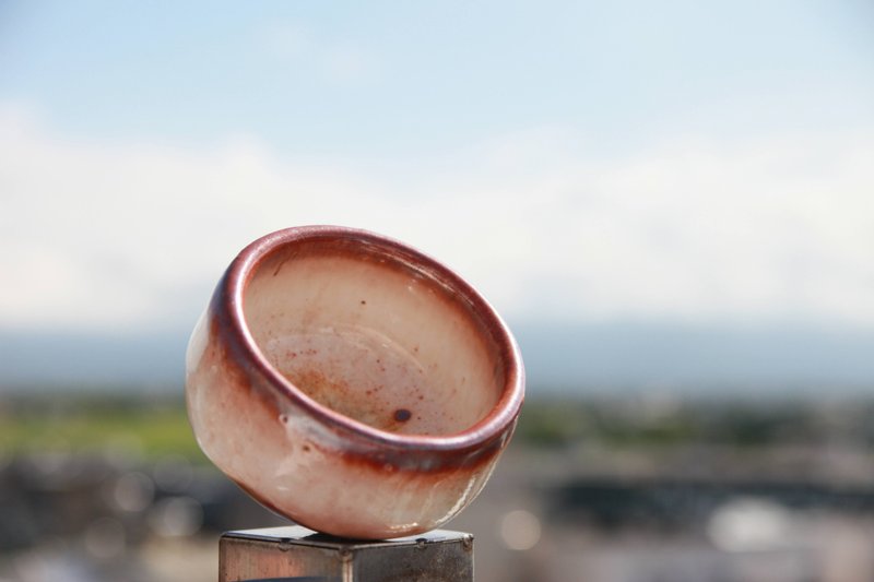 藏菁手作ㅣ柴烧志野茶碗 - 茶具/茶杯 - 陶 