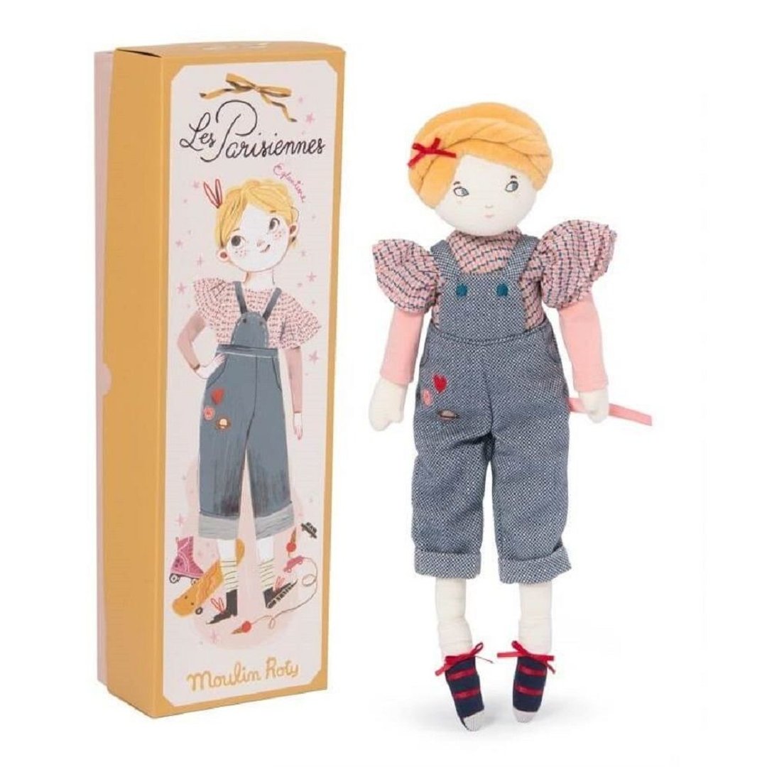 法国 Moulin Roty 巴黎女孩伊格兰汀娃娃礼盒 - 玩具/玩偶 - 聚酯纤维 多色