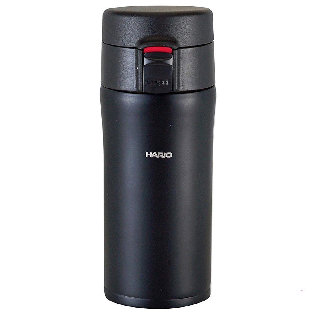 HARIO 双层不锈钢黑色随身瓶/VSM-35B - 咖啡壶/周边 - 不锈钢 黑色