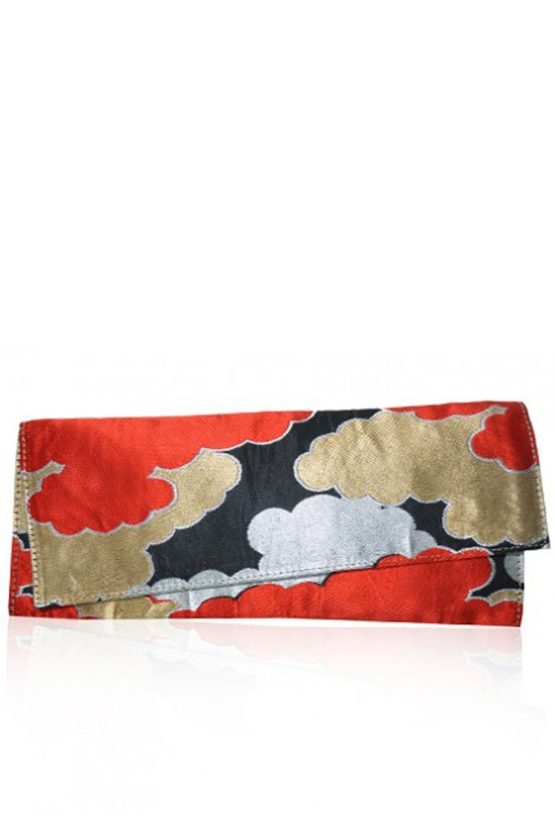 Alec Obi Silk Clutch - 手提包/手提袋 - 纸 红色