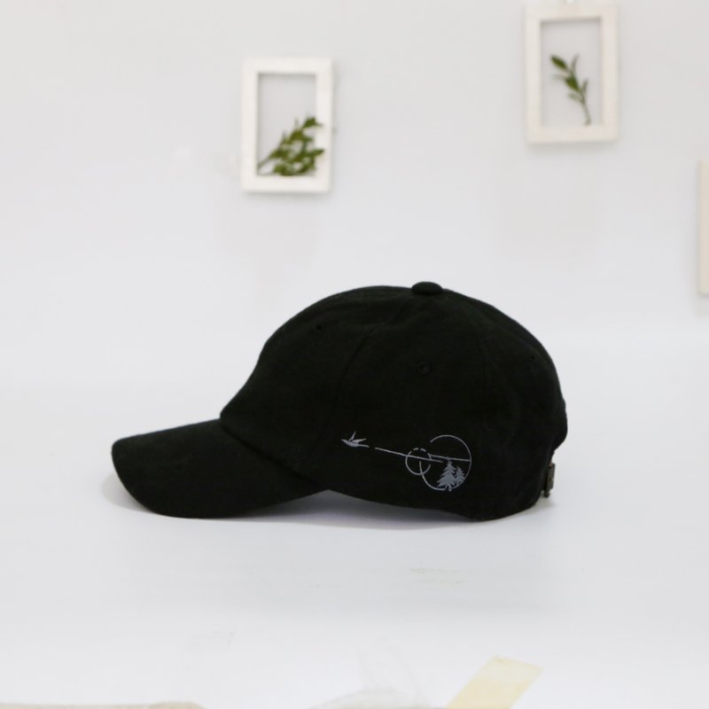 掠过树梢 弯檐老帽 I 黑 I 睡眠以外的时间 Chapter 02 I - 帽子 - 棉．麻 蓝色