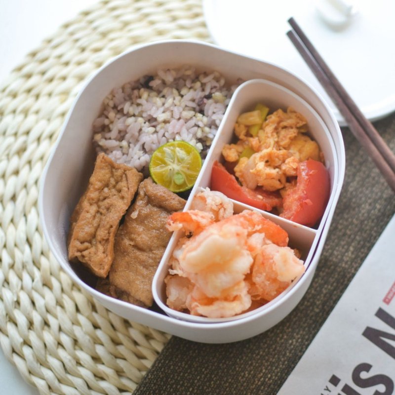 【随行便当组】日日便当盒+日日便当袋 环保餐盒 便当盒 - 便当盒/饭盒 - 环保材料 