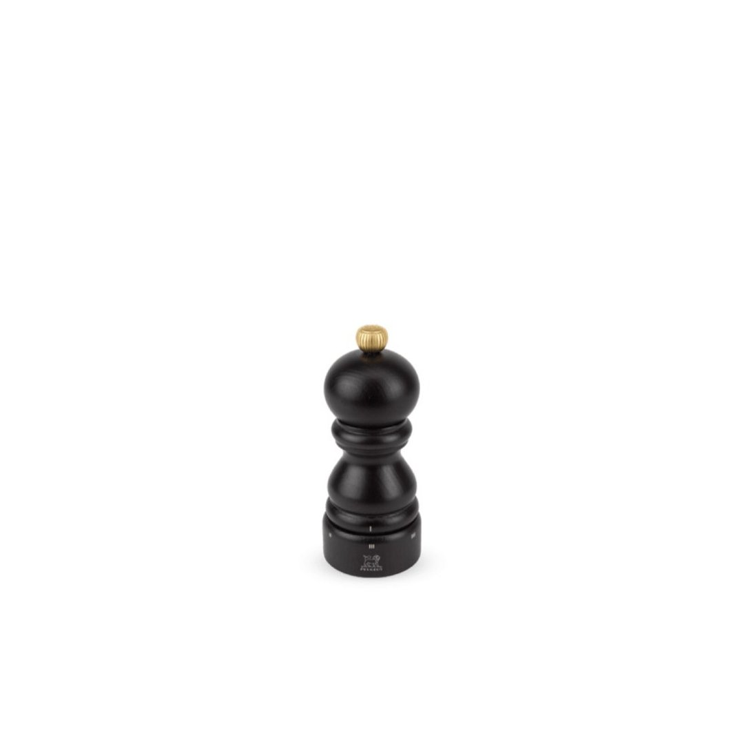 【法国制造】Peugeot Paris u'select 巴黎巧克力色胡椒磨坊 12cm - 调味罐/酱料瓶 - 木头 黑色