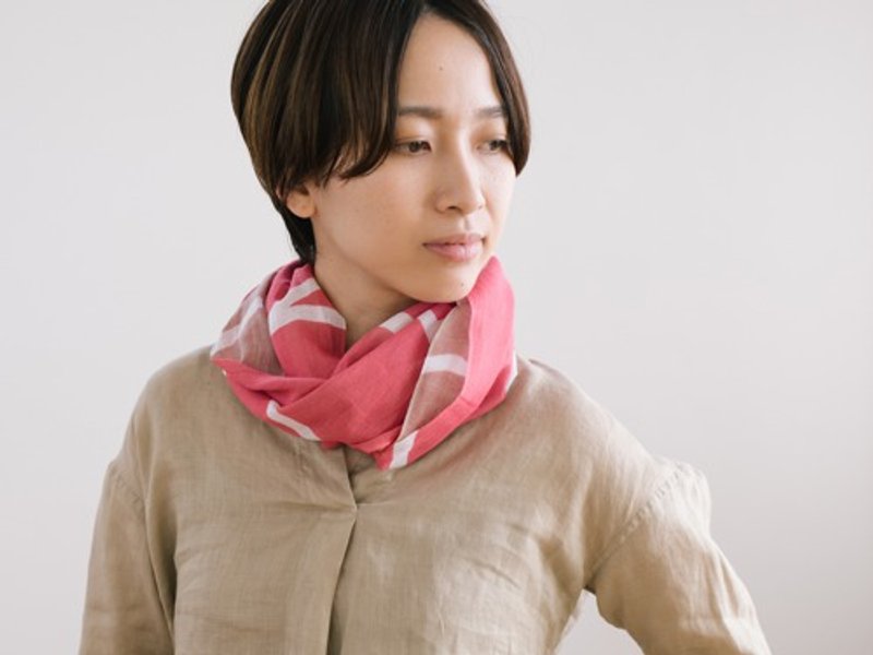 Gauze stole Kasane's color ~ Umefufumu ~ - 丝巾 - 其他材质 