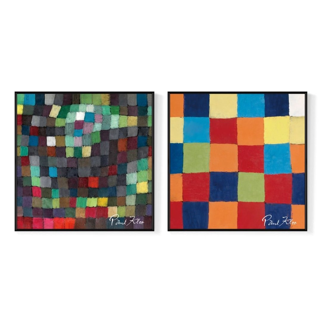 克利系列挂画/色块/艺术插画/装饰画/卧式挂画/菠萝选画所 - 海报/装饰画/版画 - 其他材质 多色