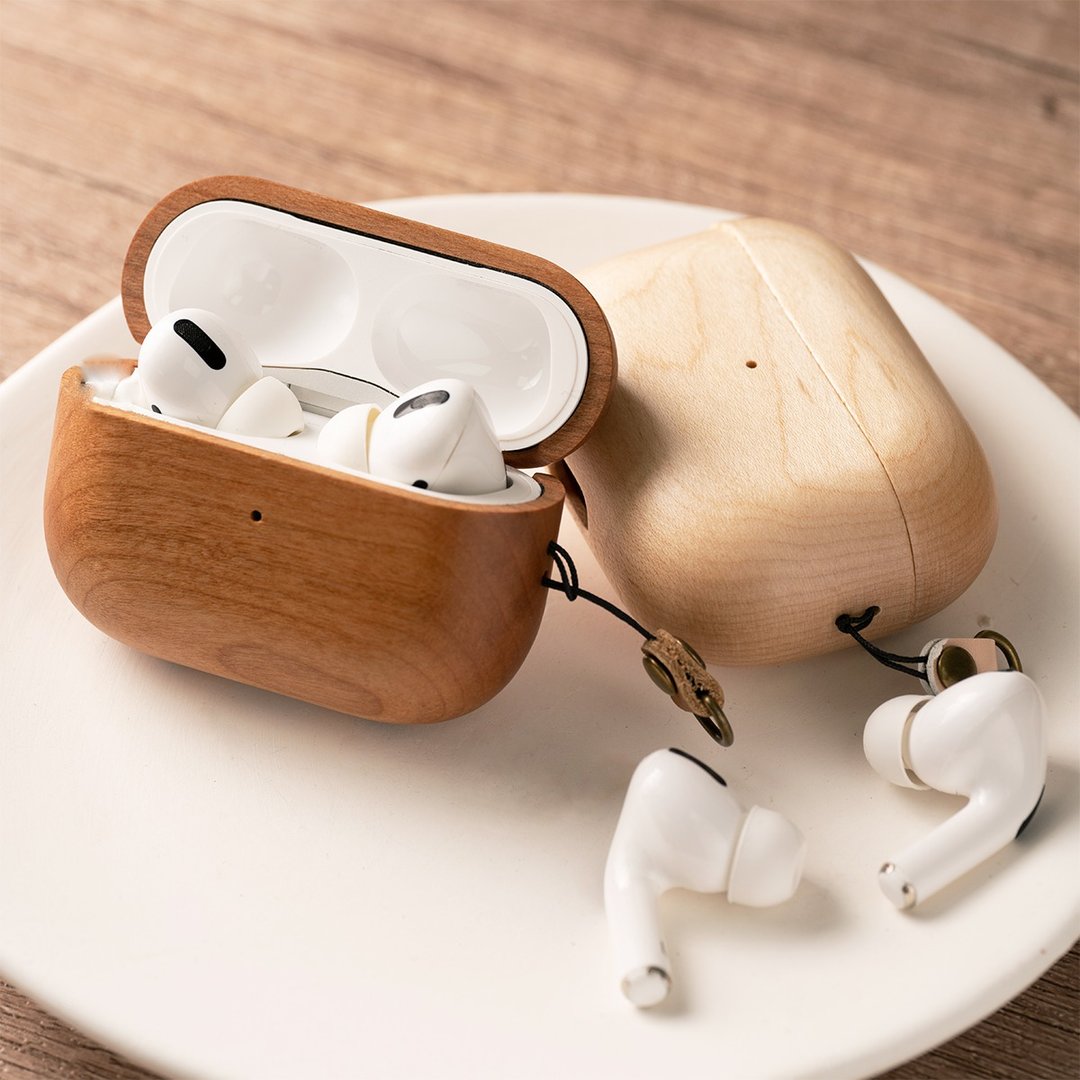 AirPods - 原木纹耳机保护套 耳机壳 - 耳机收纳 - 木头 