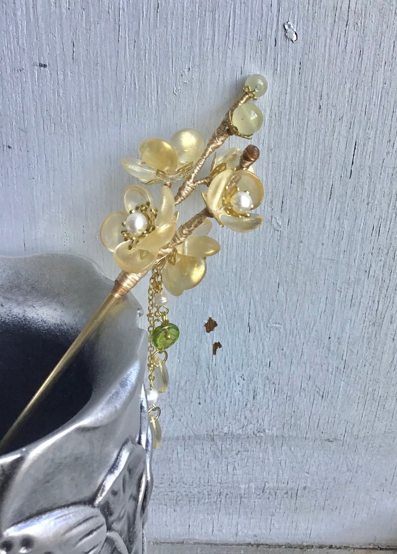 喵手作~一剪梅发簪/金 - 发饰 - 其他材质 金色