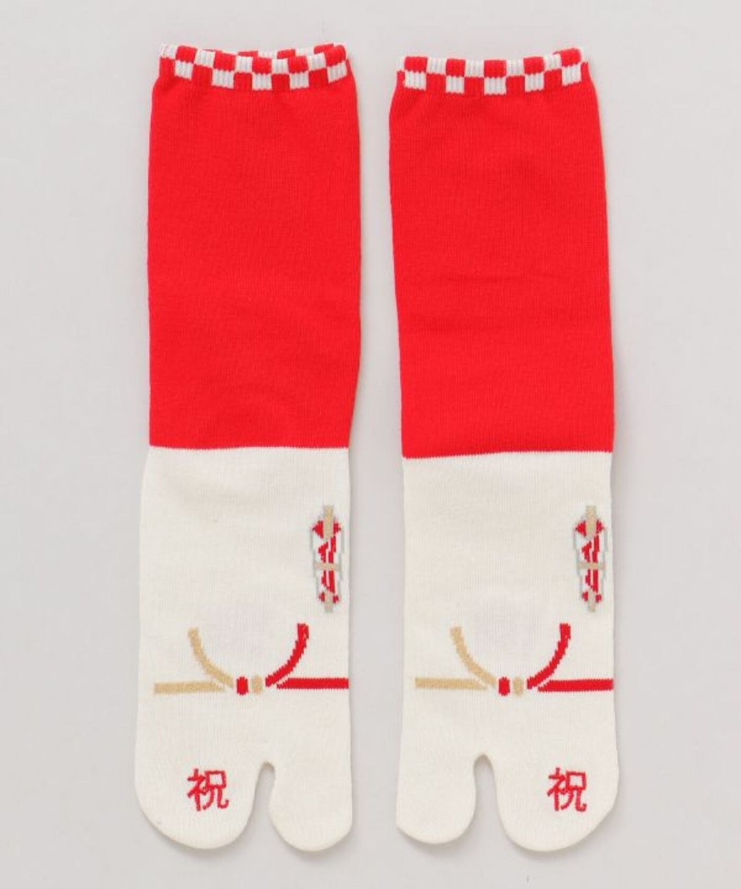 SaibabaEthnique【热门预购】祝福文字分趾袜 (2 色)7JKP5347 - 袜子 - 其他材质 