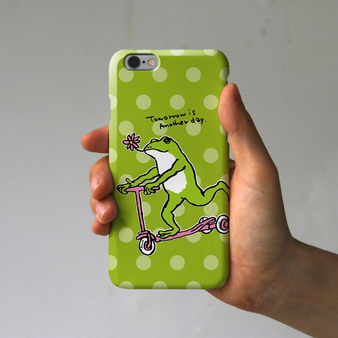 iPhone Case Blue Frog GO Green - 其他 - 塑料 绿色