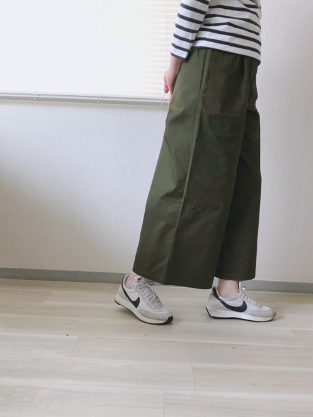 Pinkoi 代购 - 棉质宽裤 9/4 长卡其 - 女装长裤 - 棉 