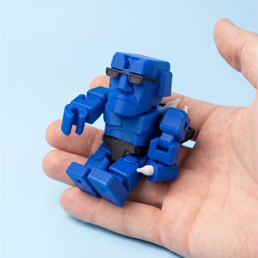 优格爱好者 摩艾机器人 Mark2 Blue ver - 玩偶/公仔 - 塑料 蓝色