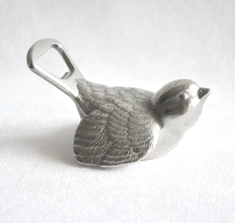 早期德国旧货 小鸟金属开瓶器 西德制造 - 摆饰 - 其他金属 银色