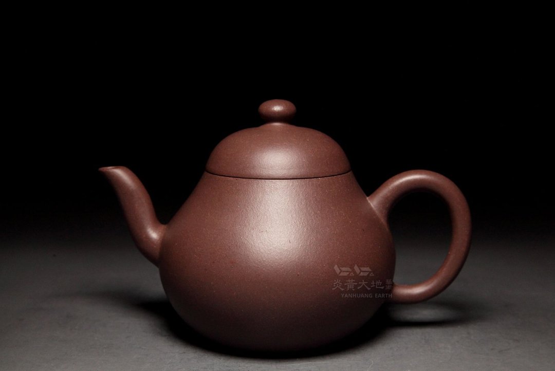【梨形 18】龙山堂 摹古纯手工 天青泥 210cc - 茶具/茶杯 - 陶 咖啡色
