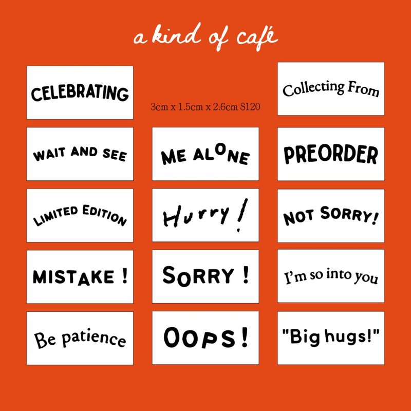 【什物】Blah Blah Blah 手帐印章系列 | 120元区 - 印章/印台 - 木头 多色