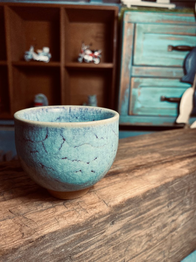 紫钧天青杯 - 茶具/茶杯 - 瓷 白色