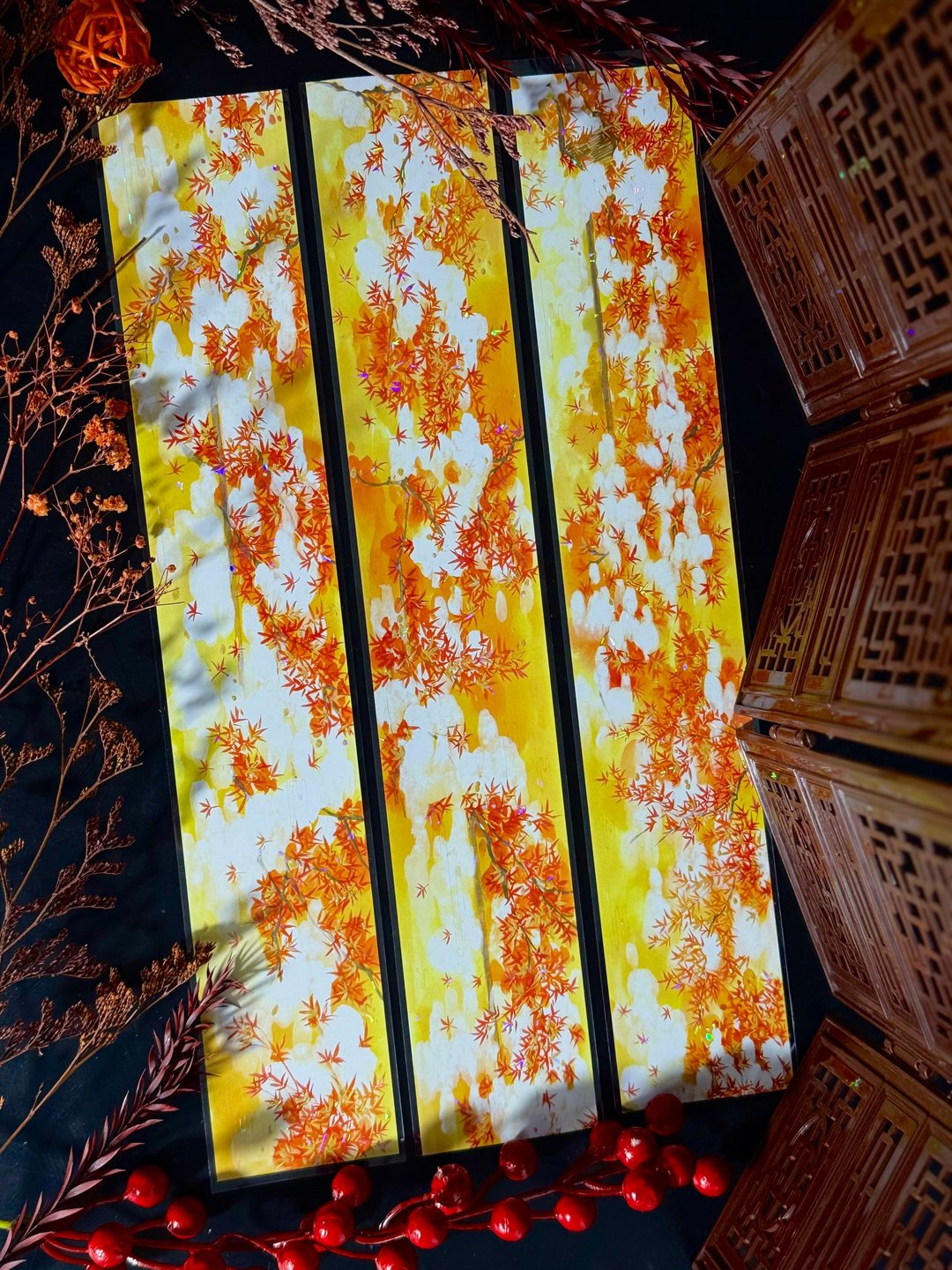枫林晚 PET 纸胶带 白墨贝壳光 10米卷 - 纸胶带 - 塑料 多色