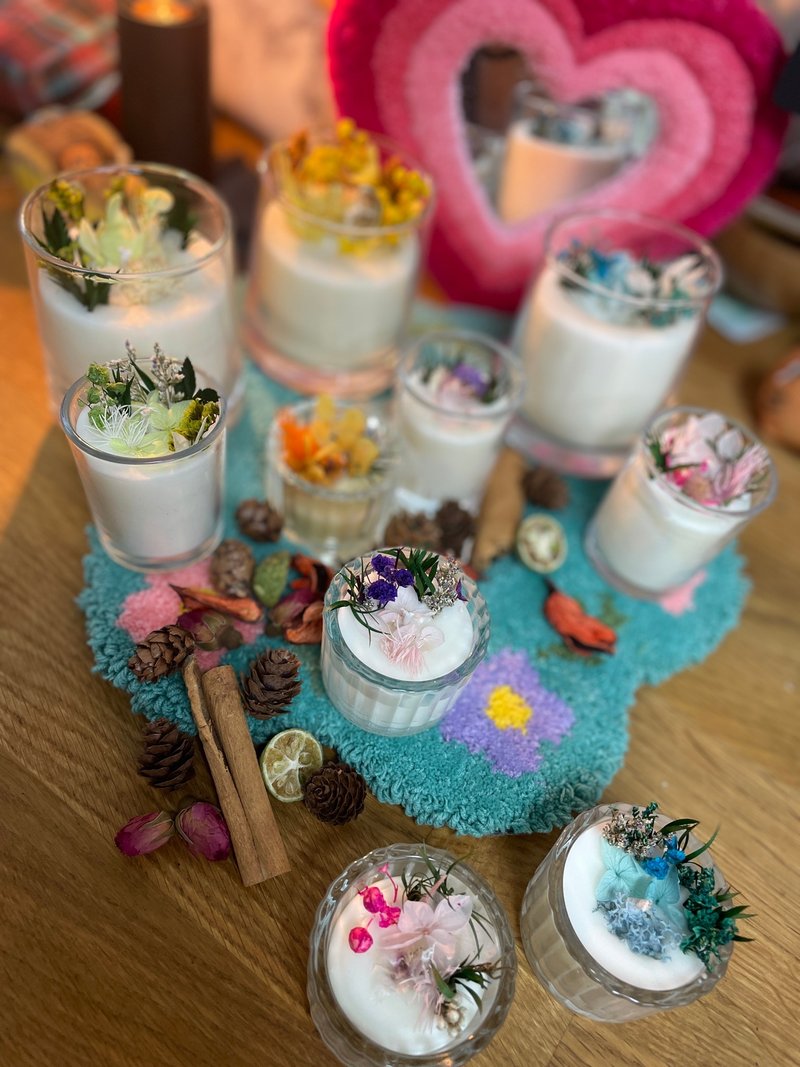 花香调 Soft & Dreamy | 薰衣草香草 | 手工精油大豆蜡烛 - 蜡烛/烛台 - 蜡 