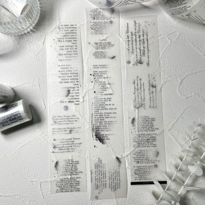 复古字母设计2 - 贴纸 - 其他材质 黑色