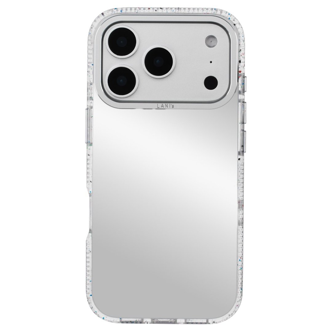 星光银 镜面壳 磁吸彩框 iPhone 17 16 15 14 13 Pro Max 防摔壳 - 手机壳/手机套 - 环保材料 银色