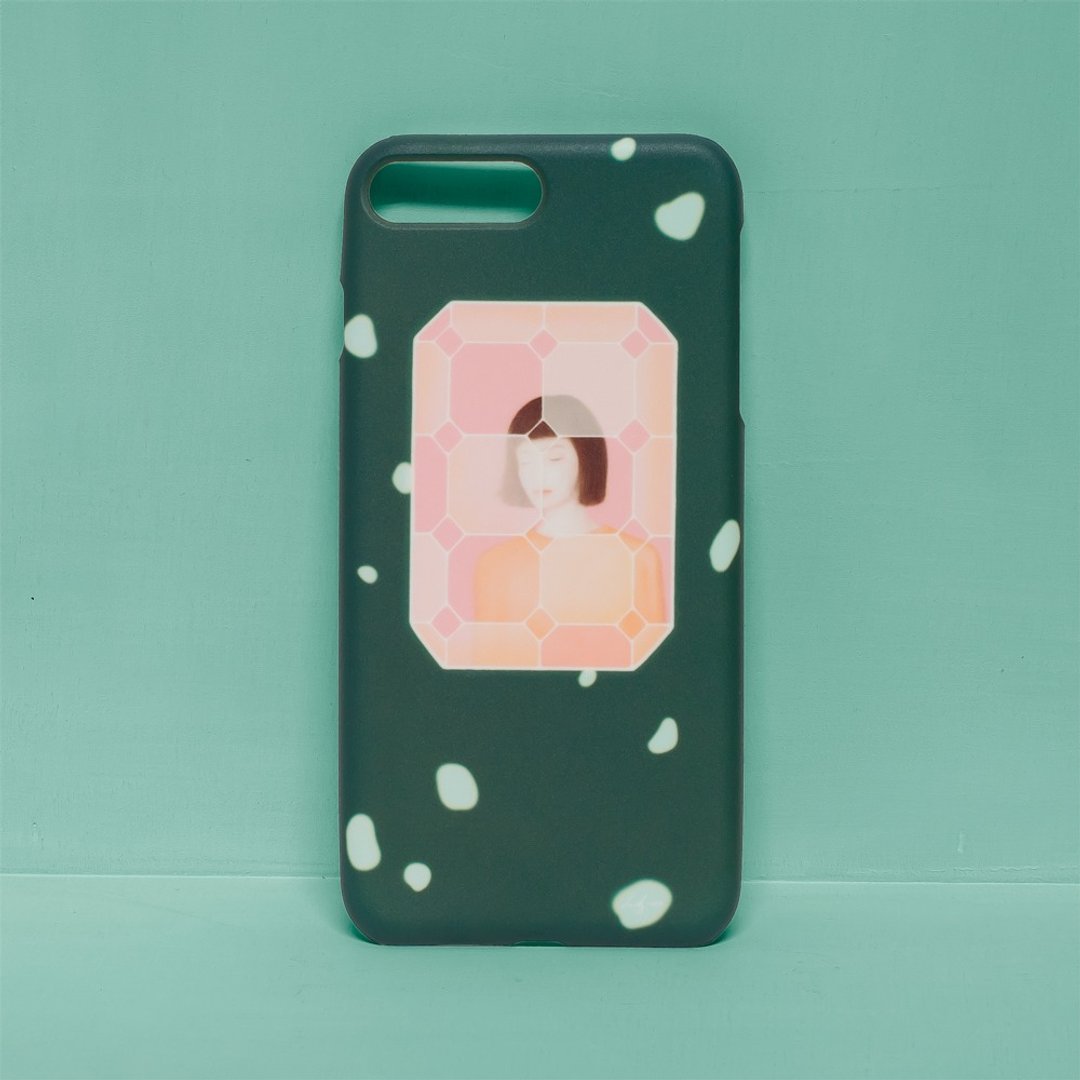 女子宿舍/艺术时尚手机壳 /iphone 6s 7 8 plus x xr xs max LG - 手机壳/手机套 - 硅胶 绿色