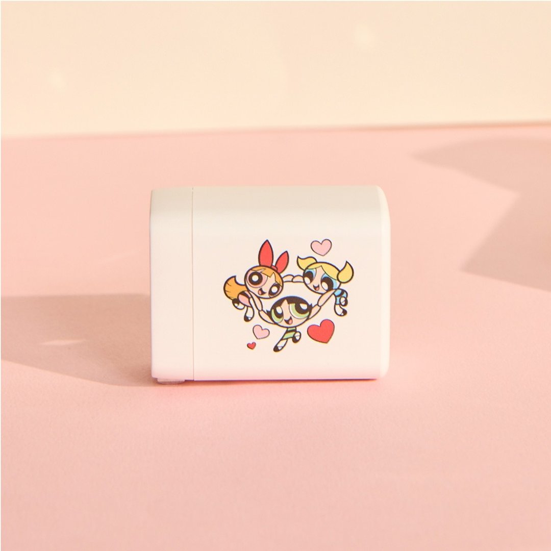 飞天小女警爱心旋转GaN 40W Type-C双孔充电头 - 手机配件 - 塑料 透明