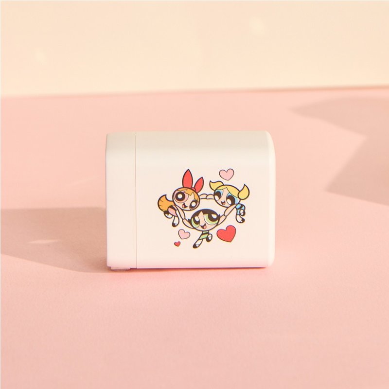 飞天小女警爱心旋转GaN 40W Type-C双孔充电头 - 手机配件 - 塑料 透明