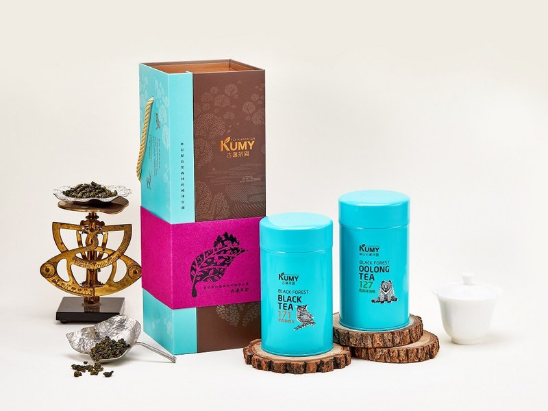 山沁礼盒 梨山黑森林 清香乌龙茶, 顶级红茶 - 茶 - 新鲜食材 粉红色