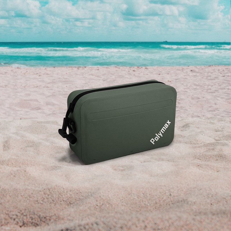 防水随身砖块包-迷迭绿/小方包/侧背包/轻量化 - 侧背包/斜挎包 - 防水材质 绿色