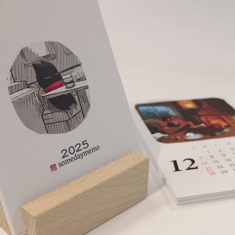 2025座枱月历卡子 - 年历/台历 - 纸 