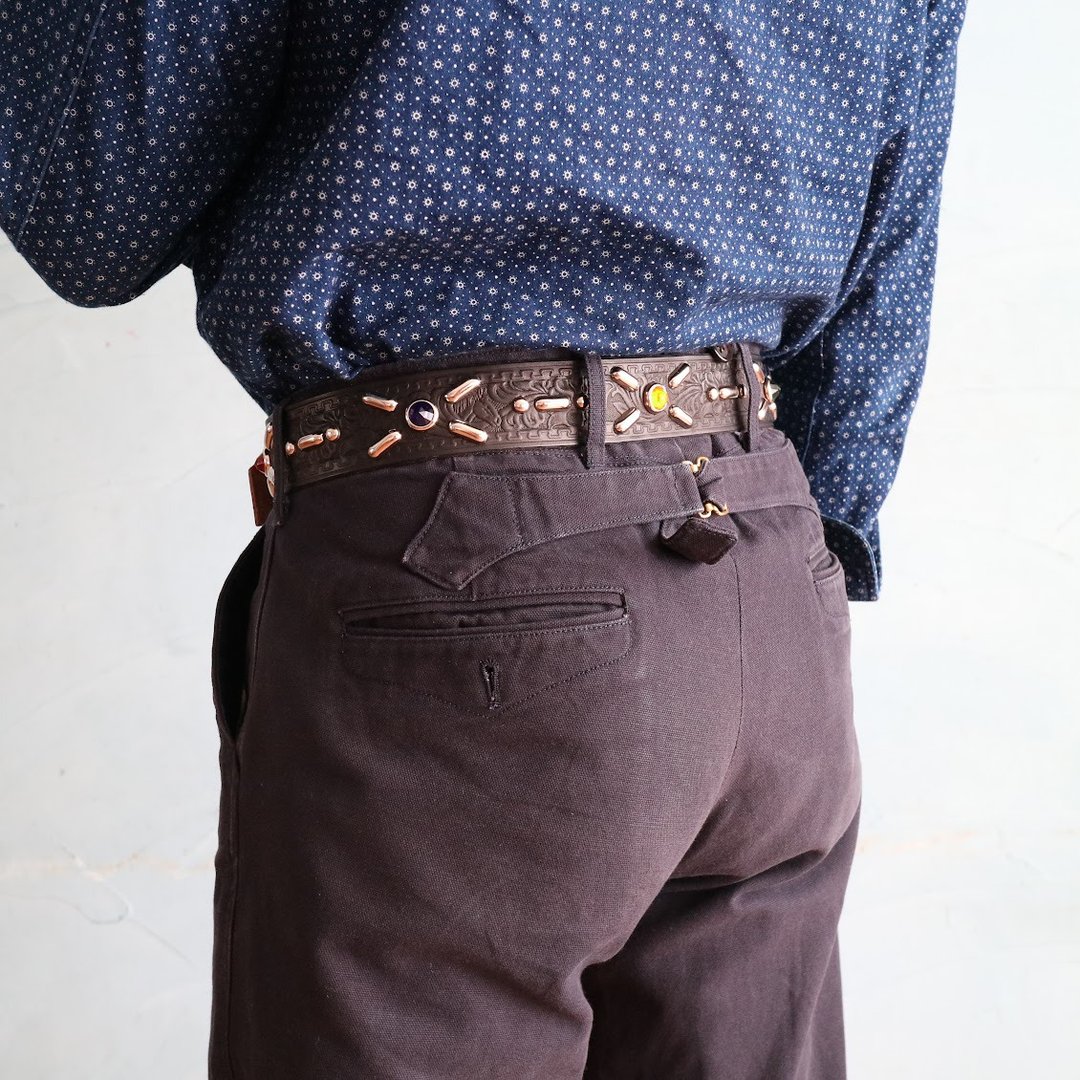 Studded belt　   goriyaku - 皮带/腰带 - 真皮 