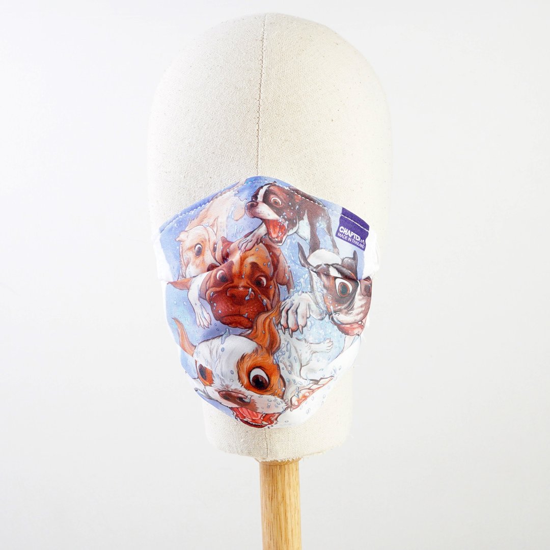 UnderWear Salo Anti Droplet Fabric MASK layers Dust Protect  1 pc - 口罩 - 其他材质 白色