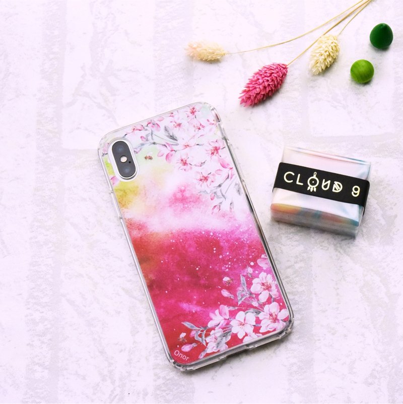星空系列【绯红晚霞-花】iPhone/ASUS/HTC/OPPO/SONY手机壳保护壳 - 手机壳/手机套 - 塑料 透明