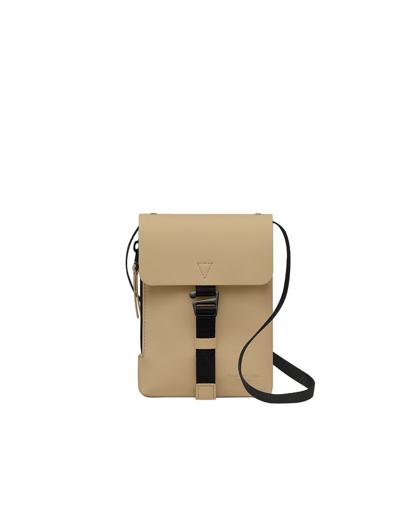 Gaston Luga Splash mini Crossbody 斜背包 - 【拿铁色】 - 侧背包/斜挎包 - 其他材质 卡其色