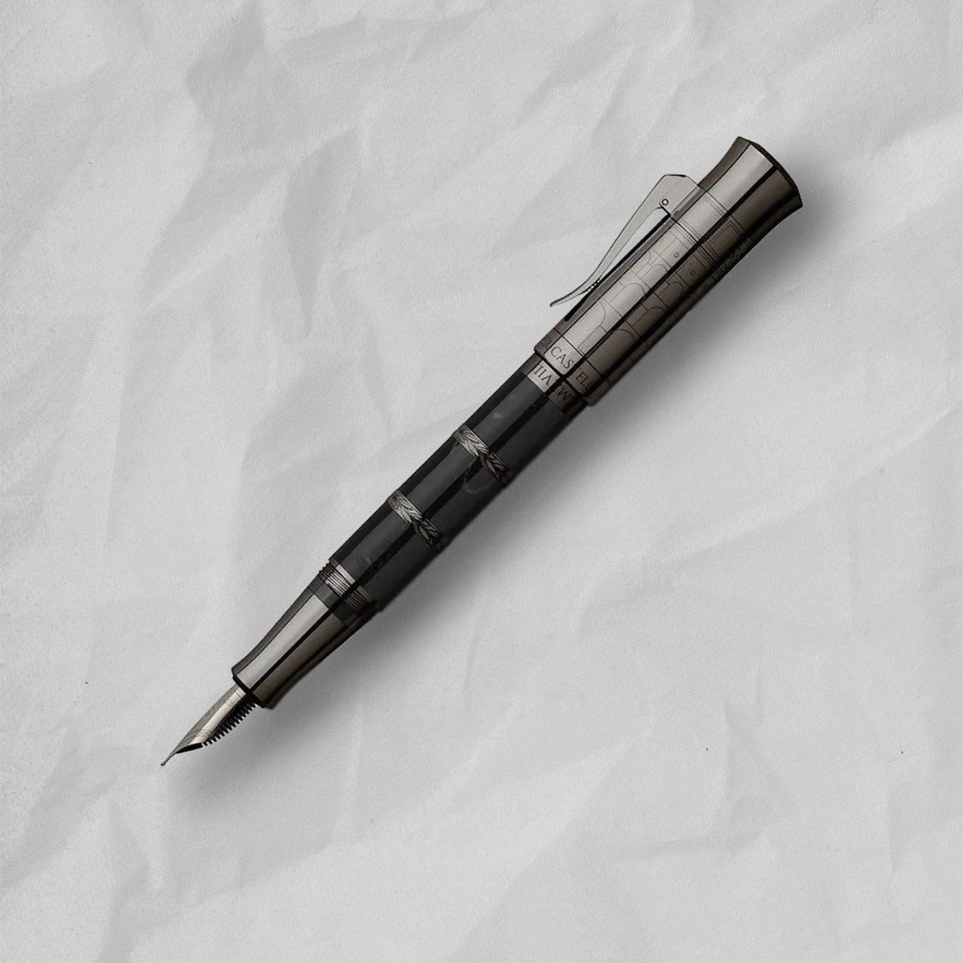 【Graf von Faber-Castell】罗马帝国2018年度钢笔-黑色款 M尖 - 钢笔 - 其他材质 黑色