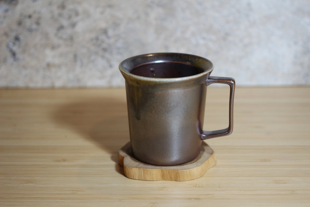 【沐春生活】240ml 柴烧古铜金 方韵杯 咖啡杯 台湾莺歌制 - 咖啡杯/马克杯 - 瓷 